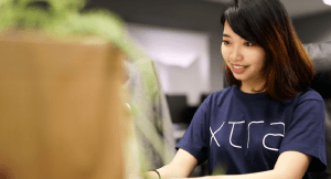 英語授業を受ける